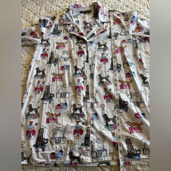 Toss Designs Nightshirt L/XL Dogs “Best In‎ Show” 100% Cotton - Picture 4 of 8